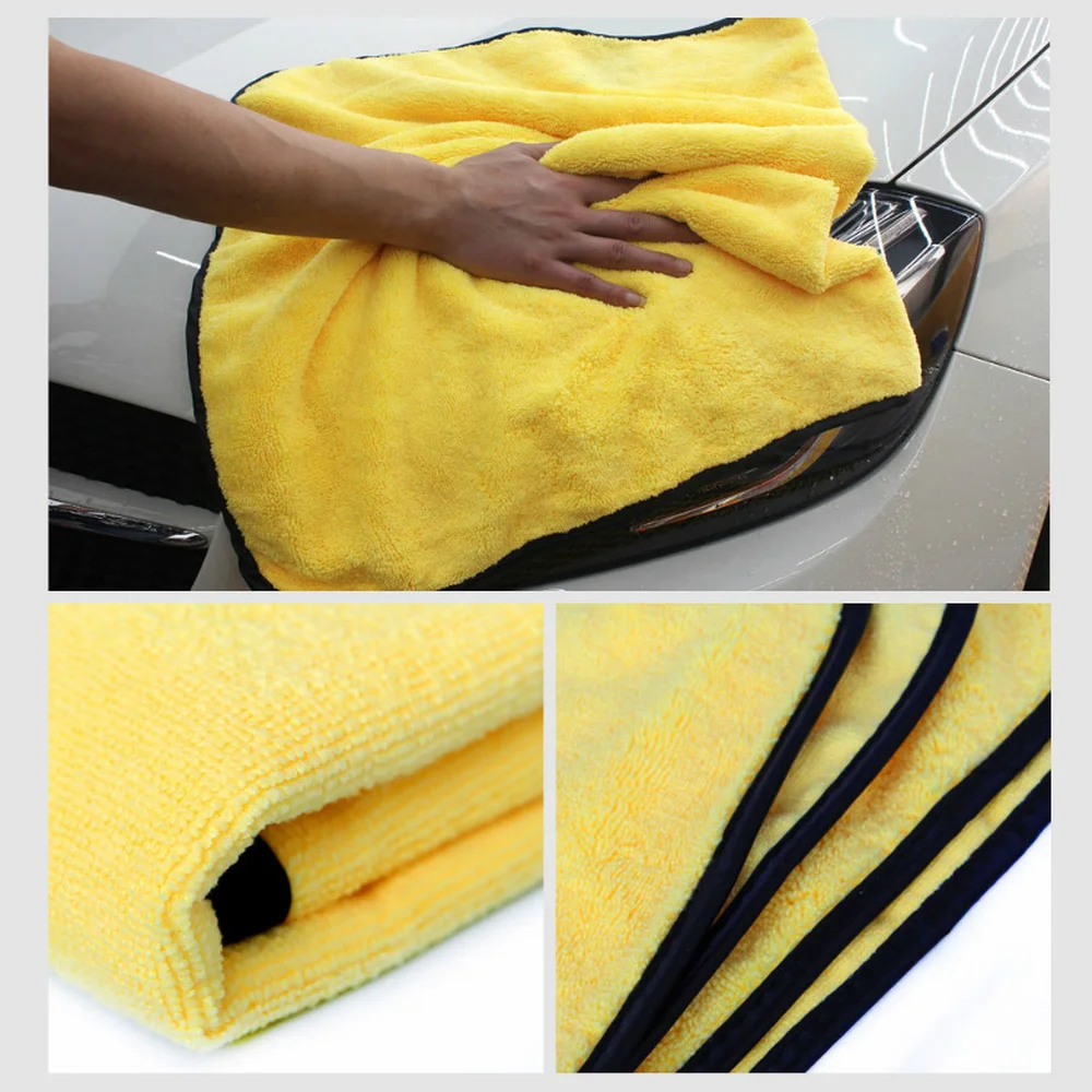 Large Microfiber Car Cleaning Towel Cloth Wash Washing Drying Cloths 92x64 cm 