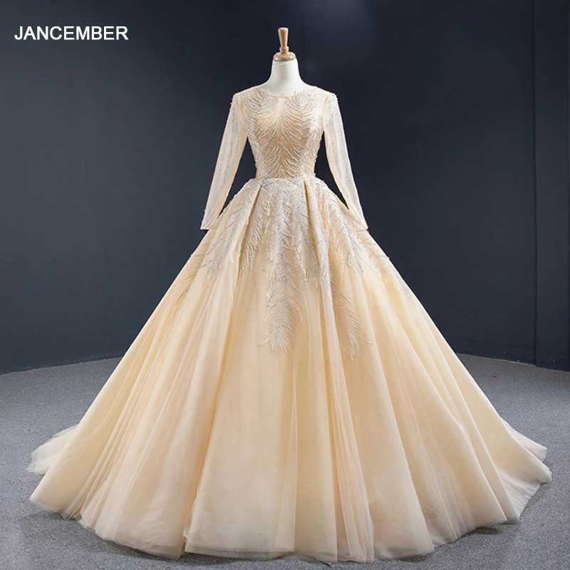 J66926 jancembber Королевский Красный Русалка вечернее платье с длинным круглым вырезом Многоуровневое Кружевное Вечернее Платье vestidos de fiesta largos elegantes de gala
