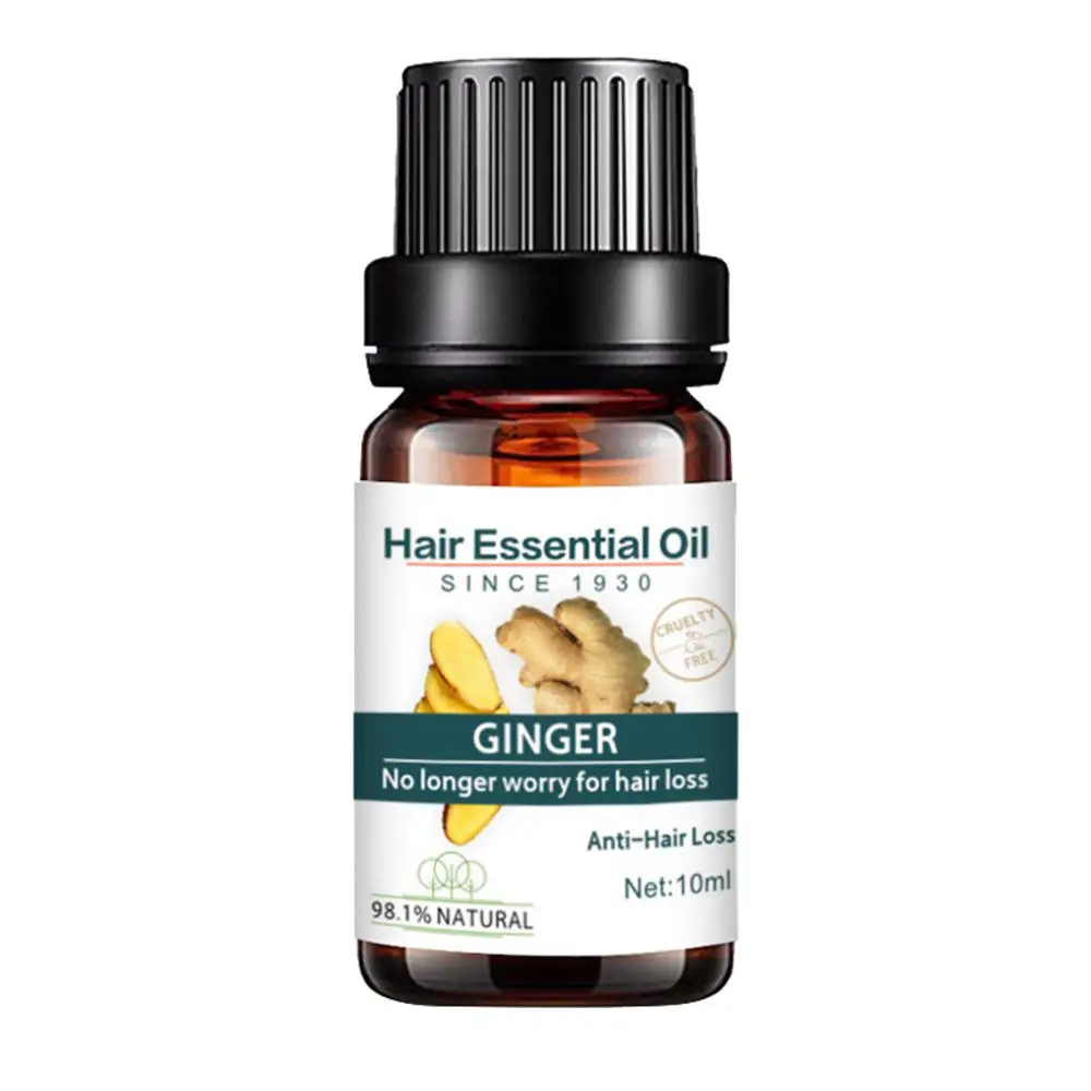 10ml Ginger Hair Essential Oil Hairdressing Hair Mask Plant Extract Essential Oil Dry and Damaged Treatment Hair Nutrition Hair 10ml Ginger Hair Essential Oil Hairdressing Hair Mask Plant Extract Essential Oil Dry and Damaged Treatment Hair Nutrition Hair
