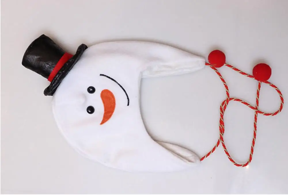 Christmas Ornaments Decoration Christmas Hats Santa Hats Children Women Men Boys Girls Cap For Christmas Party Props - Цвет: Snowman