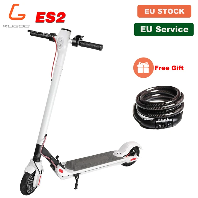 US $304.99 [Europe Stock] KUGOO ES2 Folding Electric Adult Scooter Disk Brake 350W 7.5AH e Scooter Electric Sk
