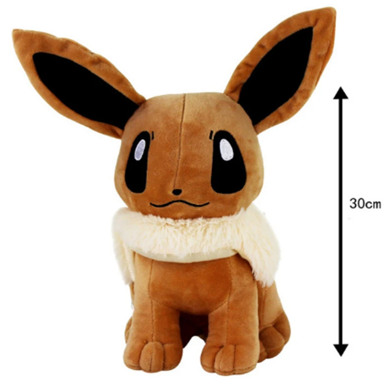 1" 30 см Большой размер плюшевый Eevee игрушка сидя Eevee S игрушка подарок