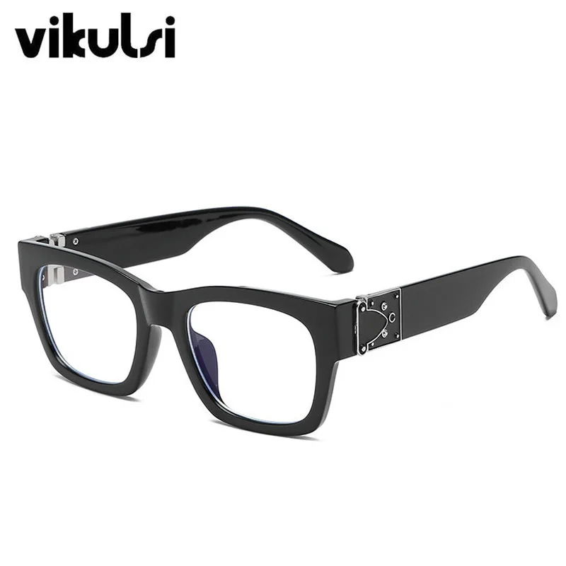 Женские квадратные солнцезащитные очки унисекс в стиле знаменитостей, брендовые классические ретро солнцезащитные очки, Черные Квадратные Солнцезащитные очки для женщин и мужчин - Цвет линз: E435 black clear