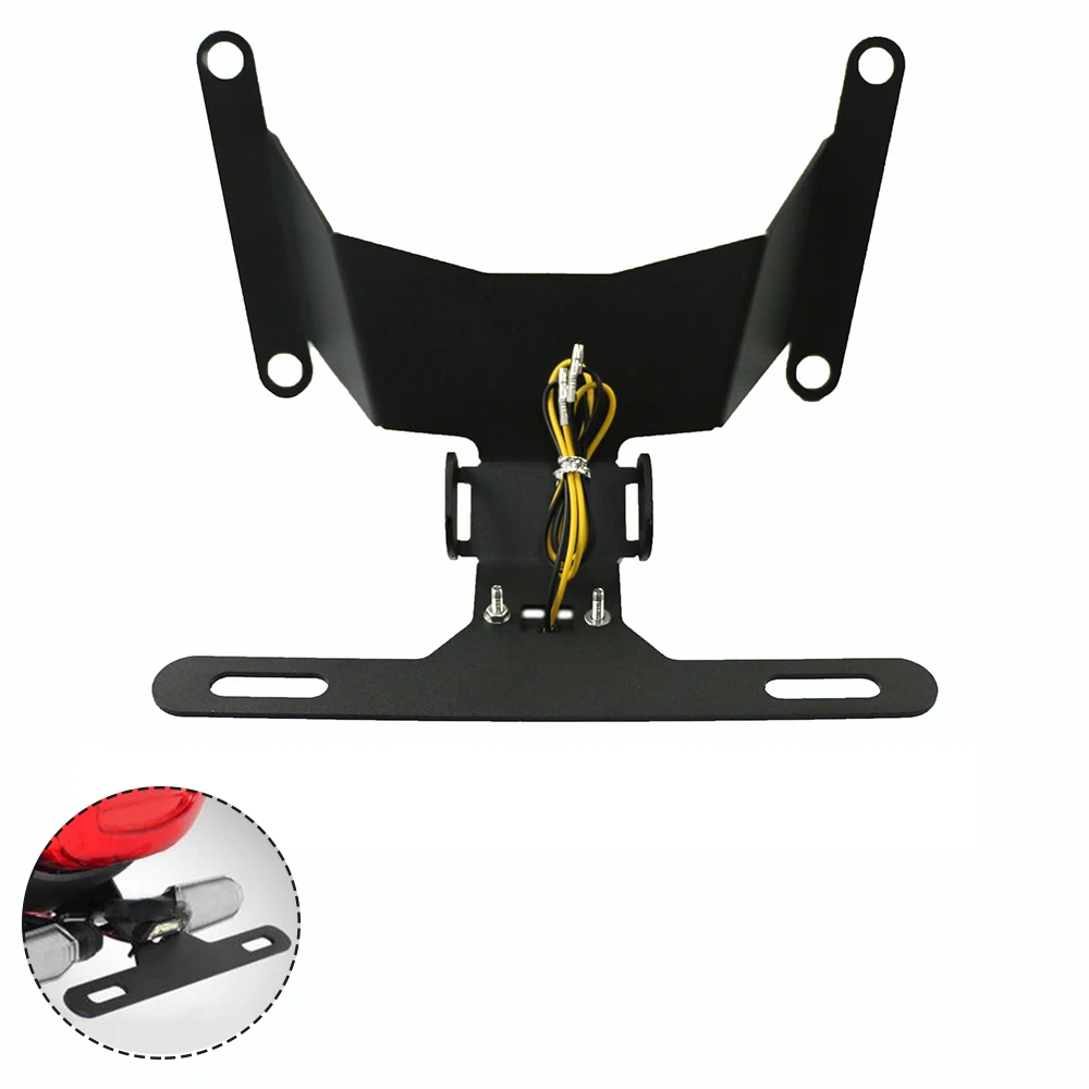 

Крепление для заднего номерного знака мотоцикла Honda CBR650 CBR 650R CBR650R 2018-2022, кронштейн со светодиодсветильник кой