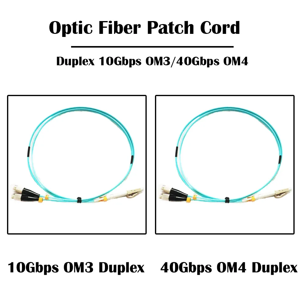 10 шт. дуплексный волоконный патч-корд 3 0 м LC UPC до FC Гбит/с OM3/ 40 OM4 мм 50/125 2 | Мобильные