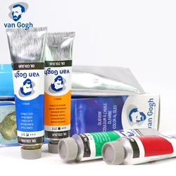 Pinturas al óleo de Van Gogh Series1, tubo de aluminio profesional para artistas, materiales de arte, suministros de dibujo escolar, 200ml