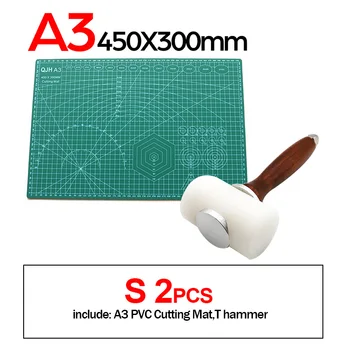 Professional Self-Healing, Double-Sided PVC Cutting Mat, Rotary Blade