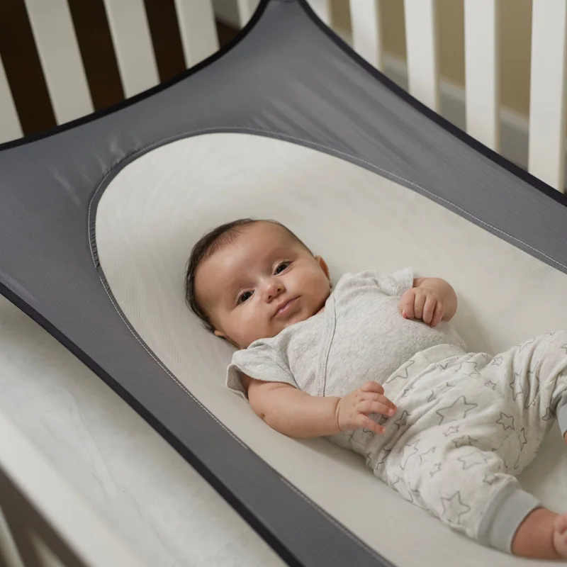 Infant Baby Hammock Newborn Kid Sleeping Bed Safe Detachable Baby Cot Crib Swing Elastic Hammock Adjustable Net Portable Baby Cribs Aliexpress