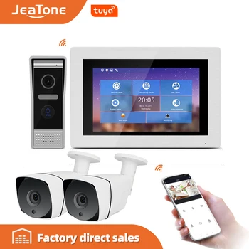 

7 inch WIFI IP Video Door Phone Intercom Wireless Door Bell Door Speaker Access Control System Touch Screen Motion Detection