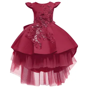 

Girls Dress Summer Embroider Kids Elegant Princess Dresses For Girls Birthday Party Dress Children Clothing 2 8 10 12 Years 2020
