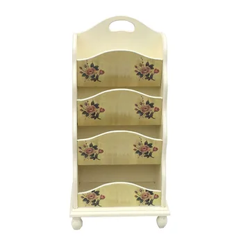 

European Rural Newspaper Stand Be Born Four Layers Of Solid Wood Magazine Woodiness Magazine Rack