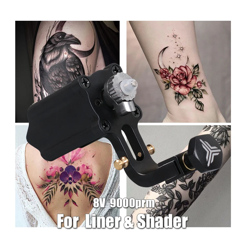 Профессиональный набор для татуировок вращающиеся машинки пистолет блок
