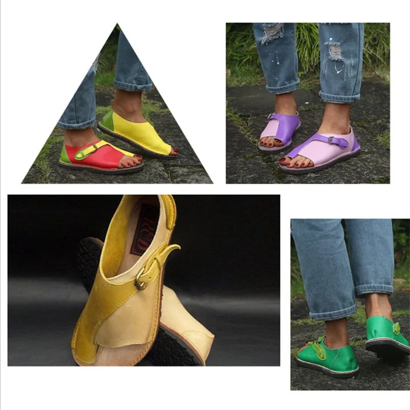 

Explosion Plus size female sandals With Buckle ,Clip Feet open toe Lightweight Summer Beach Sandals,Casual Flat ladies shoes