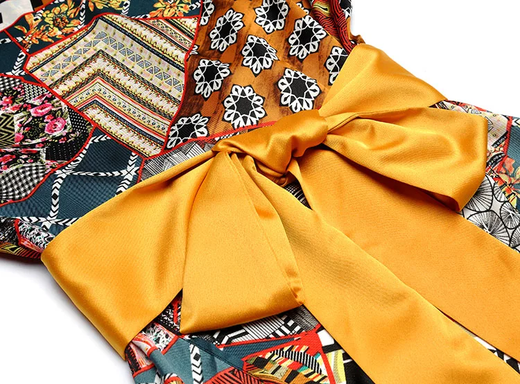 SEQINYY Bohemia набор весна лето модный дизайн женский короткий рукав свободный топ+ брюки с эластичной резинкой на талии цветочный принт костюм