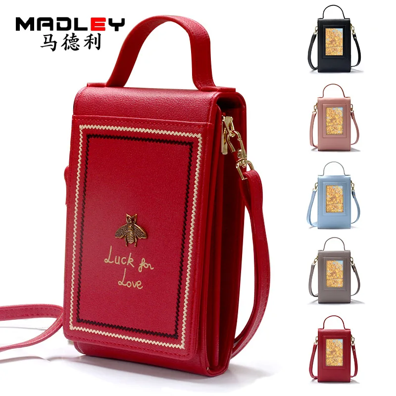 

Guangzhou Bag Korean-style Fashion Large Capacity Mobile Phone Bag 2020 Women's Multi-functional Small Bee Oblique Shoulder Bag