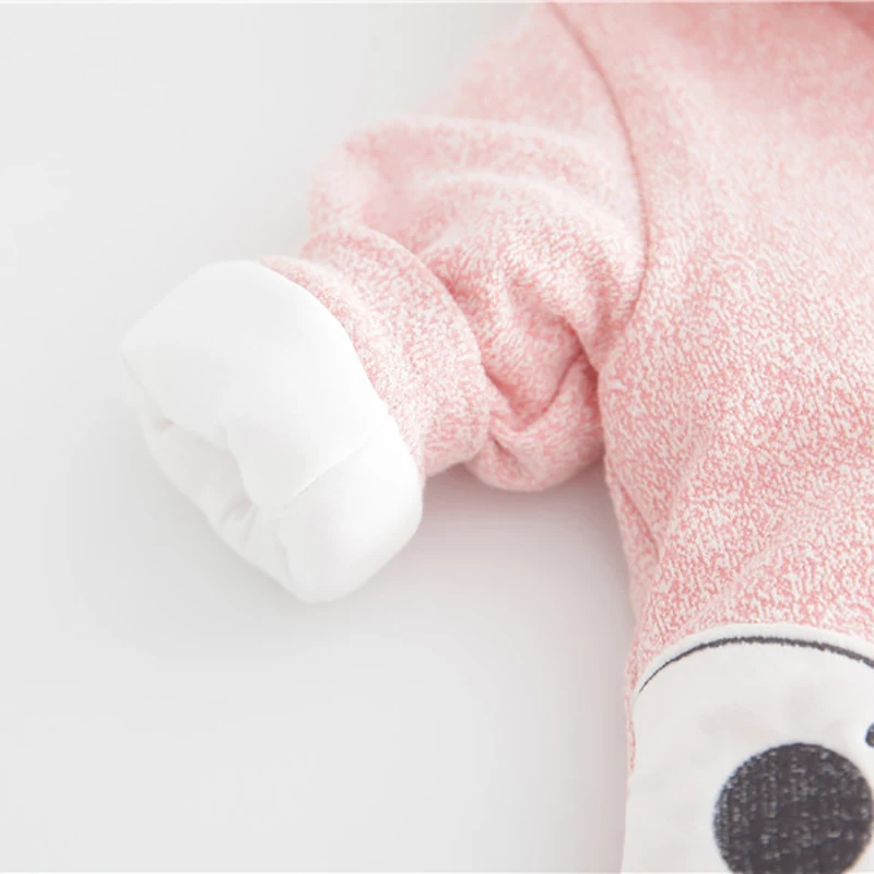Newborn Jumpsuit Baby Toddler Clothes Baby Boys Girls Long-Sleeved Rompers Winter Thicken Warm Cartoon