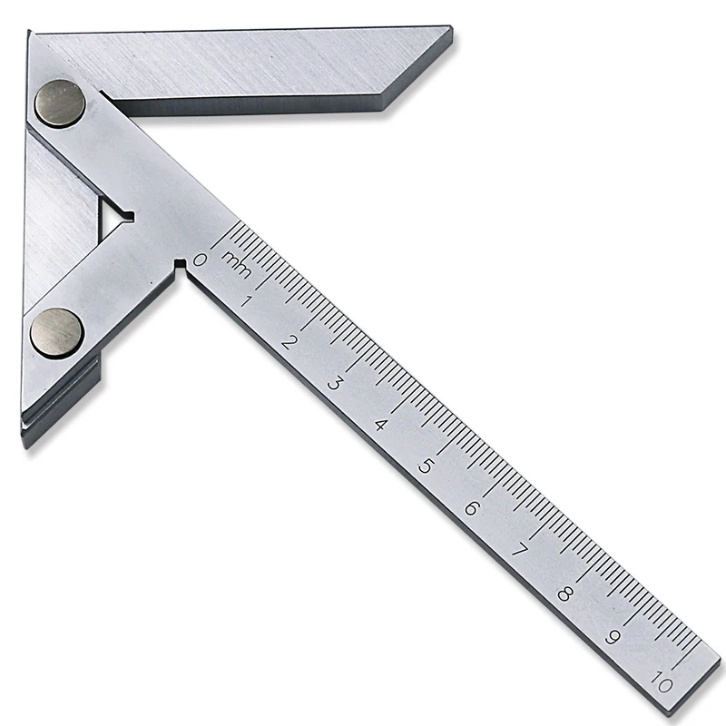 Centering Square 100*70mm Gauging Center Gauge Round Bar Marking Center Finder Straight Angle Ruler
