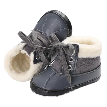 

Warm Winter Baby Boys Snow Boots Infant Shoes Antiskid Baby Shoes Girls First Walkers Baby Boots Fur