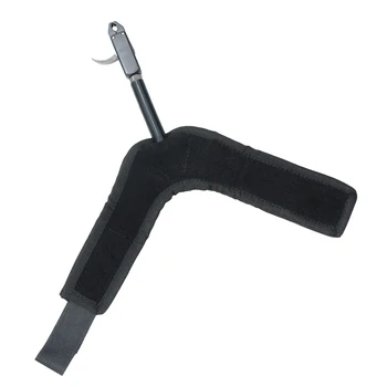 

Adjustable Archery Compound Bow Caliper Releaser Shooting Trigger Wrist Strap Archery Release Aid - Black