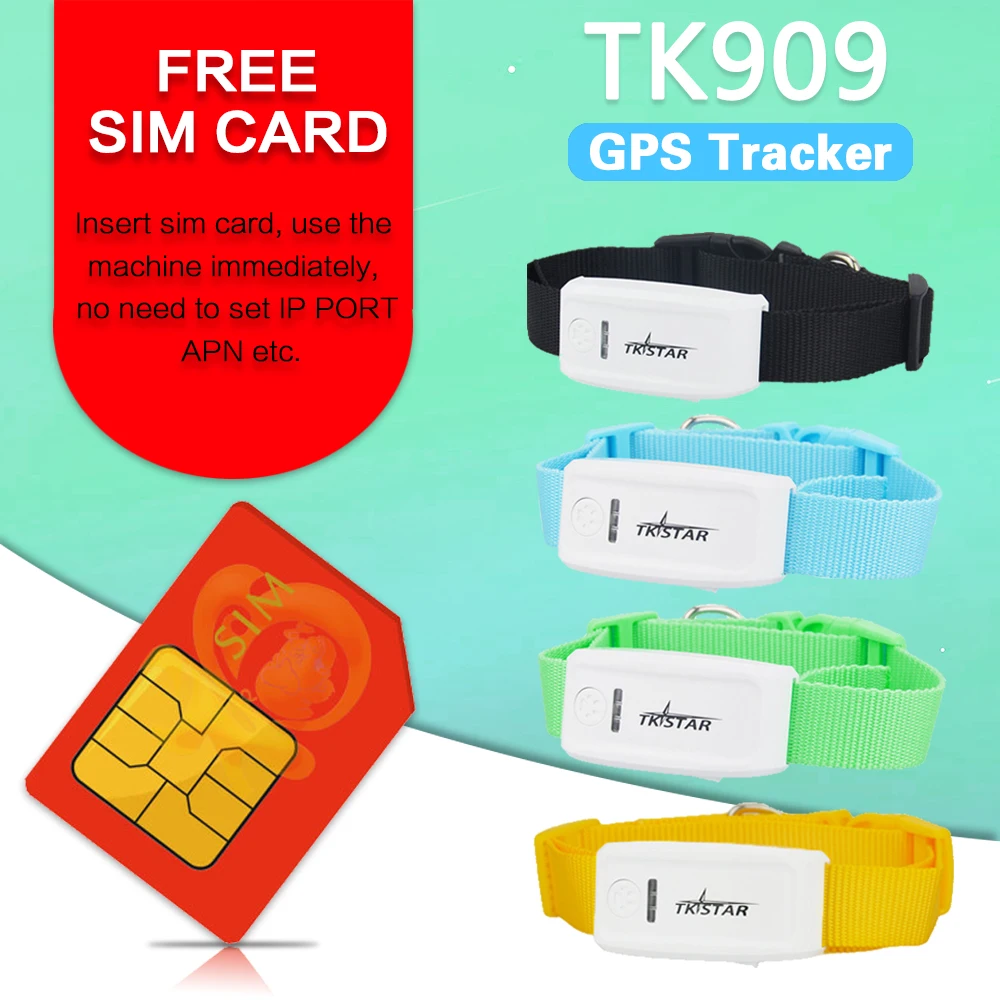GPS трекер для домашних животных TK909 LK909 устройство отслеживания кошек и собак в