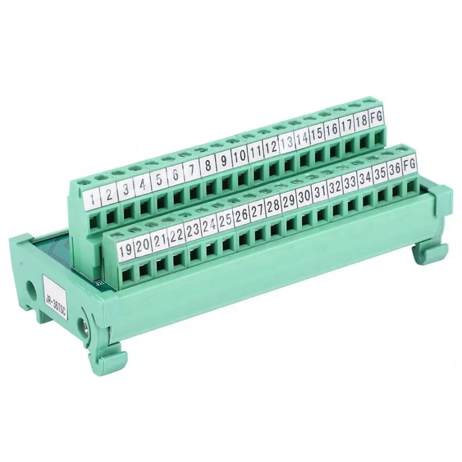Клеммный блок Кабельный разъем PLC модуль SCSI 36P 35 мм din-рейку электрические принадлежности