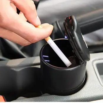 

Car Ashtray Car Interior Accessories Car Led With Light Creative High Temperature Resistance Ashtray