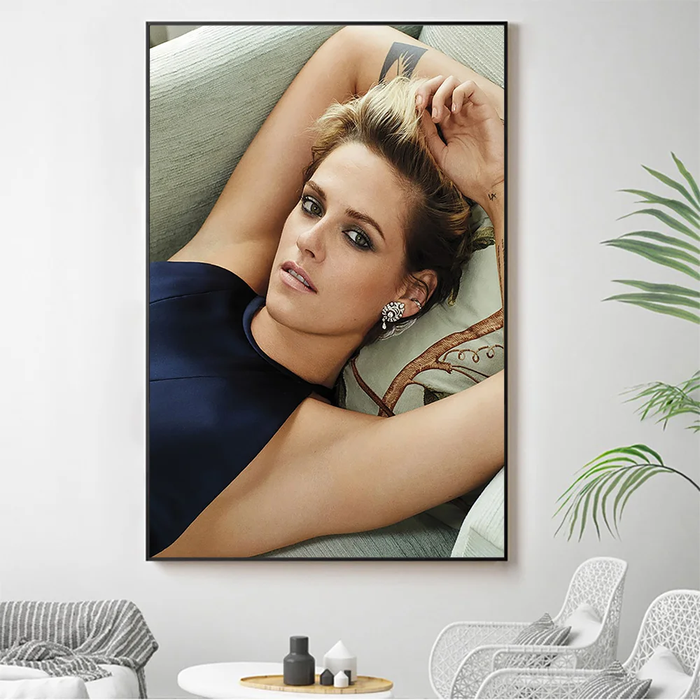 

Silk Cloth Wall Poster Kristen Stewart Sexy Model Star Art Home Decoration Gift