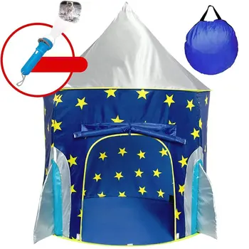 

New Children's Tent Star Space Rocket Yurt Toy House Ocean Ball Pool Baby Paradise Perfect Child Gift