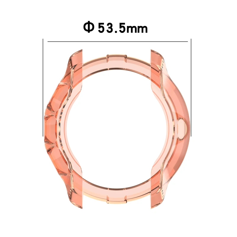 Clear TPU Frame Protector Watch Case Cover for Suunto9 / Suunto 9 Spartan Sport Wrist Hr Baro Smart Watch Band Protector Shell watch screen protector case,watch accessories,watch case,watch protective case,watch cover,watch protective cover,tpu protective case,bumper protective case