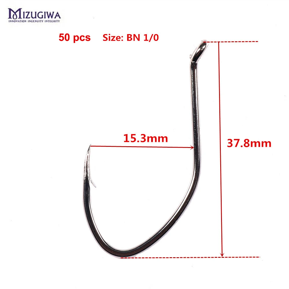 MF1037-22 25 шт/50 шт/100 шт Mizugiwa Высокоуглеродистая Сталь Крючок Для Сома колючая для ловли сома крючки 2/0 1/0 в острый крючок - Цвет: MF1037-22