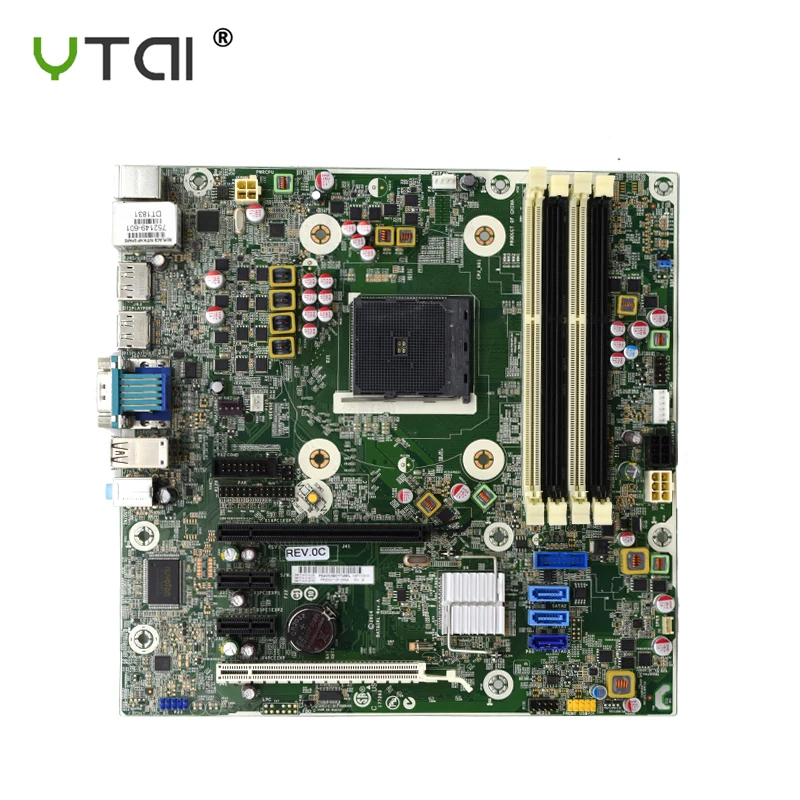 Для hp Elite 705 G1 рабочего Материнская плата 752149-001 752149-501 751439-001 аккумулятор большой емкости DDR3 тестирование в целости