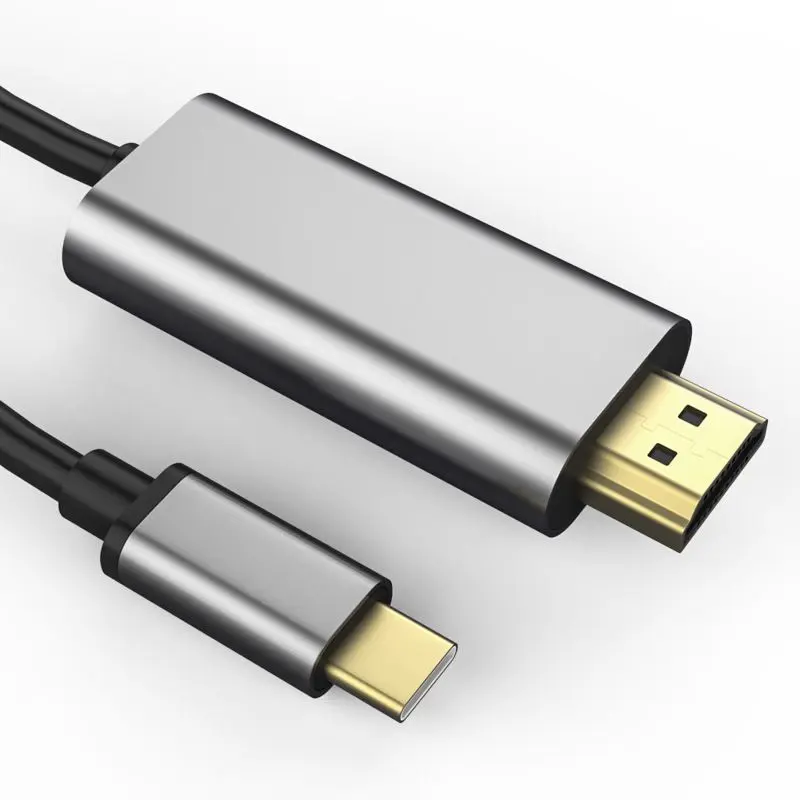 Usb-C type C Usb 3,1-Hdmi 4K 2K Hdtv кабель для Mac портативный плоский кабель Шнур