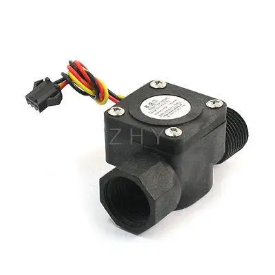 

SEN-HZ21FC G1/2 Hall Flow Sensor Water Control Meter Flowmeter 1-30L/min
