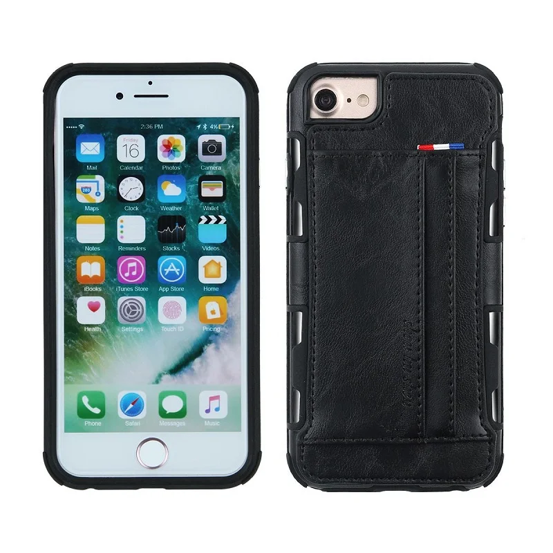 Роскошный кожаный чехол для iPhone 6, 6 S, 7, 8 Plus, XS Max, XR, X, чехол, задняя крышка, слот для кредитных карт, чехол для телефона, для iPhone 11 Pro, Max, чехол