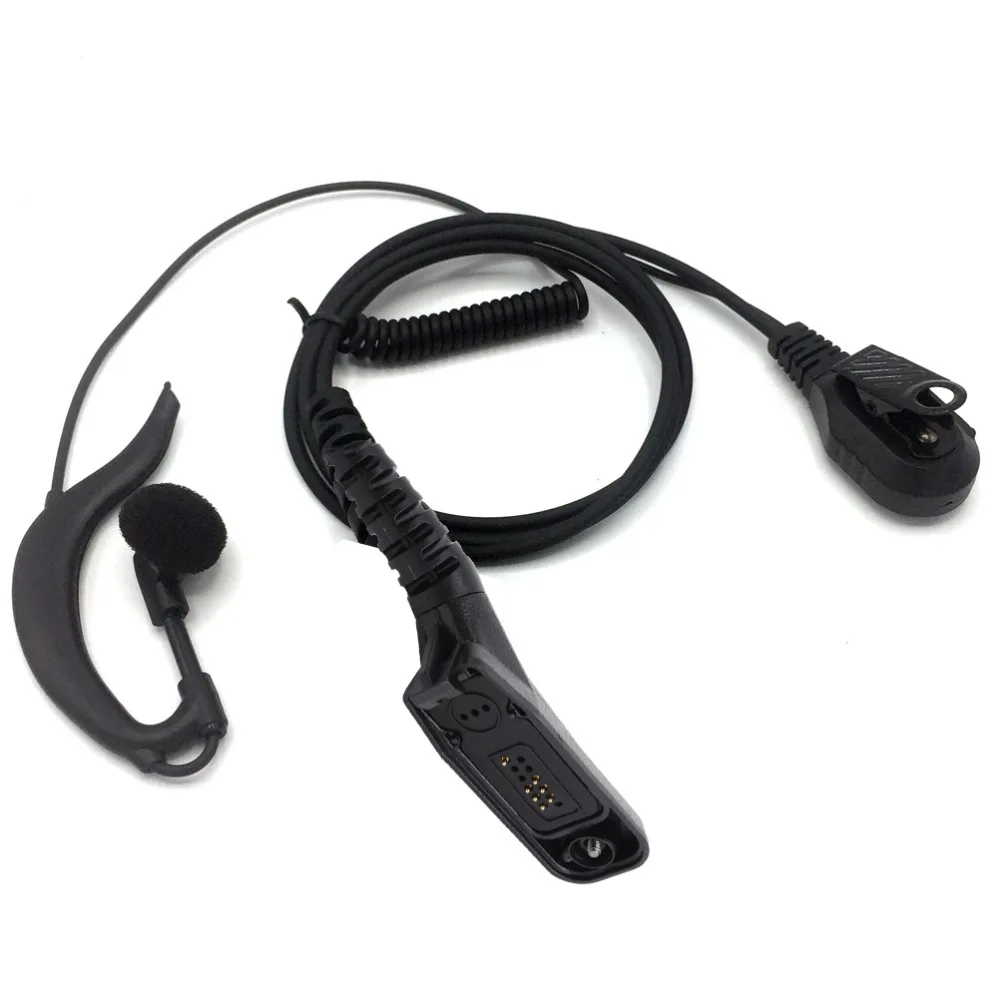 Earhook Microphone Earpiece Headset Dual PTT for Motorola Ham Radio for APX2000 APX7500 DGP4150 DP3400 DP3401 MTP850S (23)