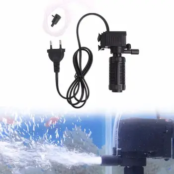 

3 in 1 Mute Filter for Aquarium Fish Bowl Oxygen Submersible Water Purifier European Regulations