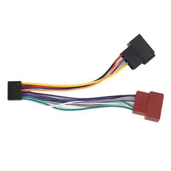 

Durable Wiring Harness Skillful Manufacture Car Stereo Radio 16 Pin ISO Wiring Harness Loom Connector for KENWOOD Head Unit