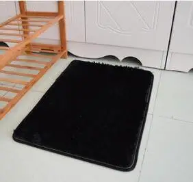 Коврик для гостиной/спальни, противоскользящий, мягкий, 150 см* 200 см, современный ковер, коврик, белый, розовый, серый, 11 цветов - Цвет: black short fur