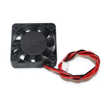 

Durable Plastic Quiet Cooling Fan DC Brushless Connector Office 3D Printer Accessories Heatsink Black Cooler Radiator Parts
