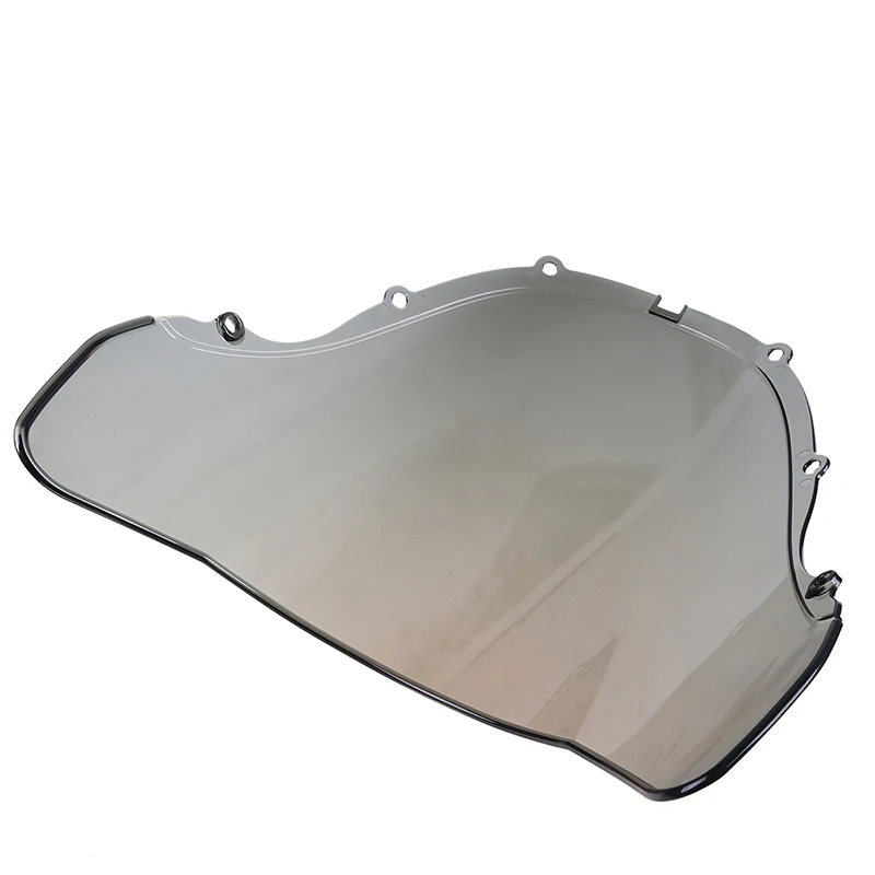 POSSBAY ветровое стекло мотоцикла Серый двойной пузырь кафе гоночный мотоцикл на