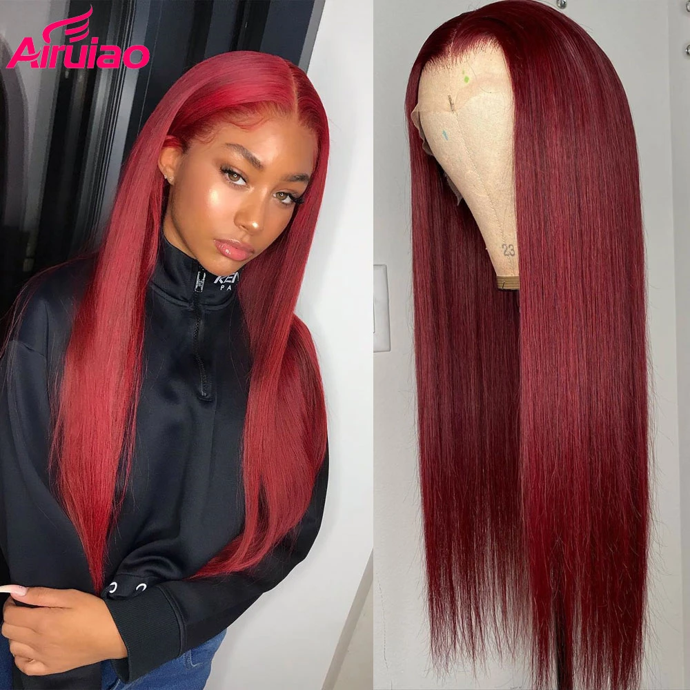 Red hd lace wig Clearance
