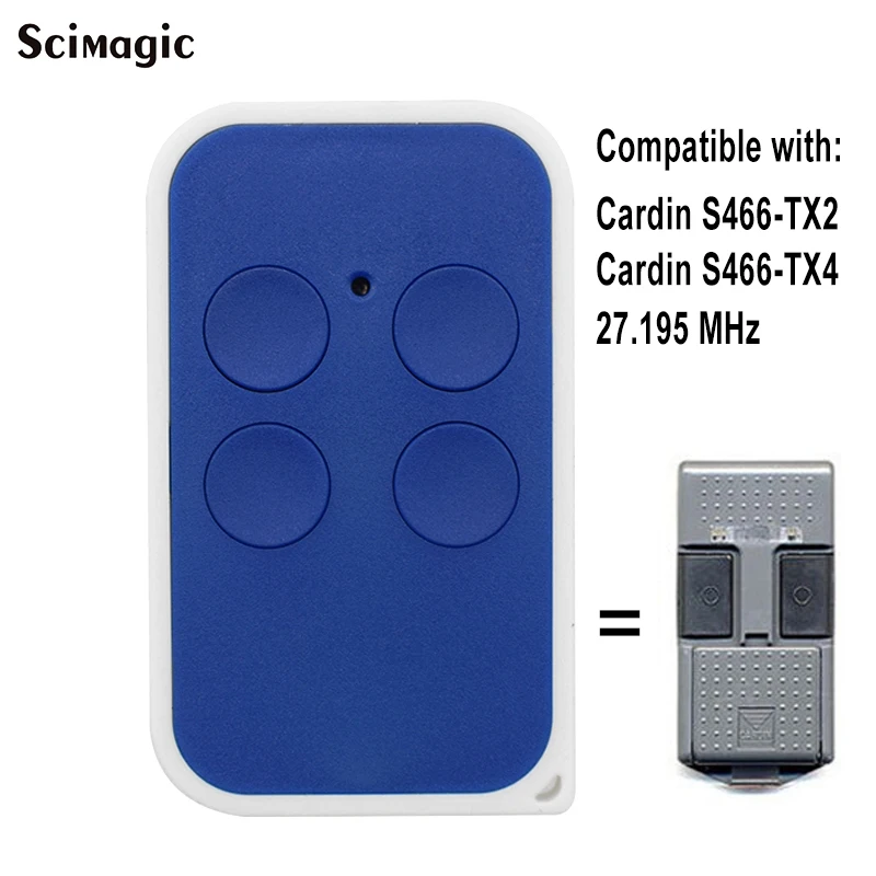 CARDIN S466-TX2 garage door remote control 27.195 MHz cloning Remote Control S466-TX4 Opener New | Безопасность и защита