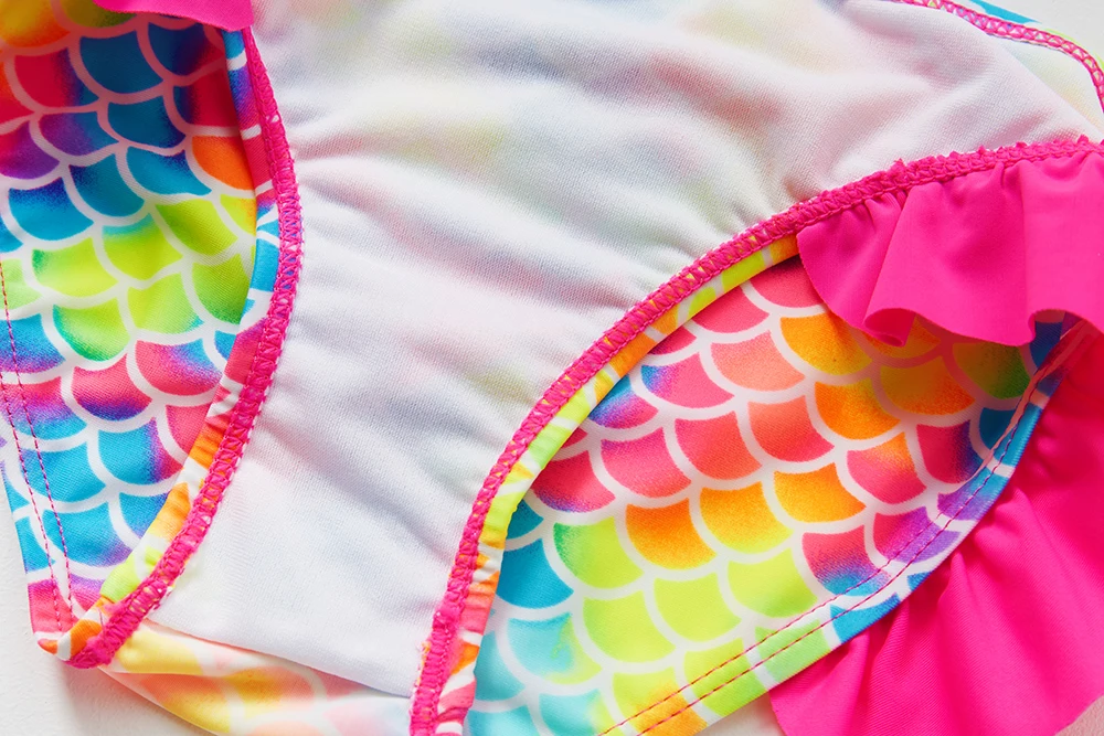 2~12Y Toddler Baby Girls swimsuit Ruffle style Girl Swimwear High quality Kids Bikini set Swimming outfit for kid girls girls swimsuit