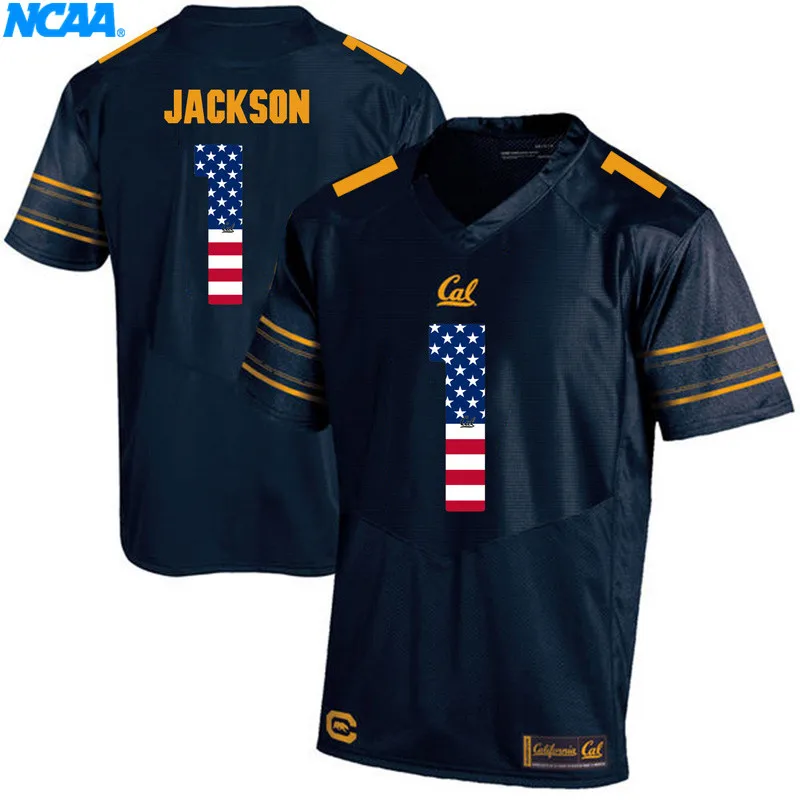 New Arrival High Quality DeSean Jackson#1 Jackson#1 College Youth T-shirt Jerseys S-XXXL