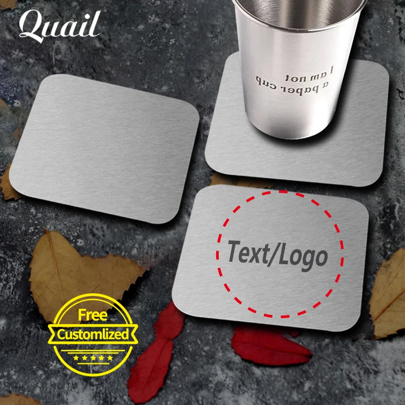Quail Creative Square Table Cup Mat Decor Mug Bottle Pad Coffee Placemat for Table Spinning Coasters with your logo/text Free 1 Heef307e11928496198cebca16a002744q