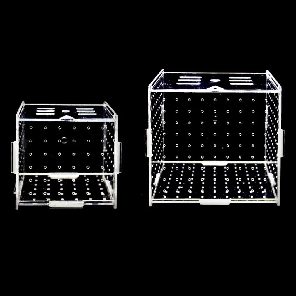 Aquarium Transparent Aquarium Fish Fry Incubator Breeding Box Production Box Single And Double Grid Isolation Network