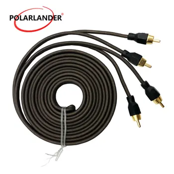 

Adapter Cable Connector Audio Cable Line RCA Phono Y Splitter Lead Car Audio Power Cable 5m Wire