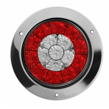 

Stainless steel chrome LED Light ABS Car Truck 4 Inch Round Turn Signal