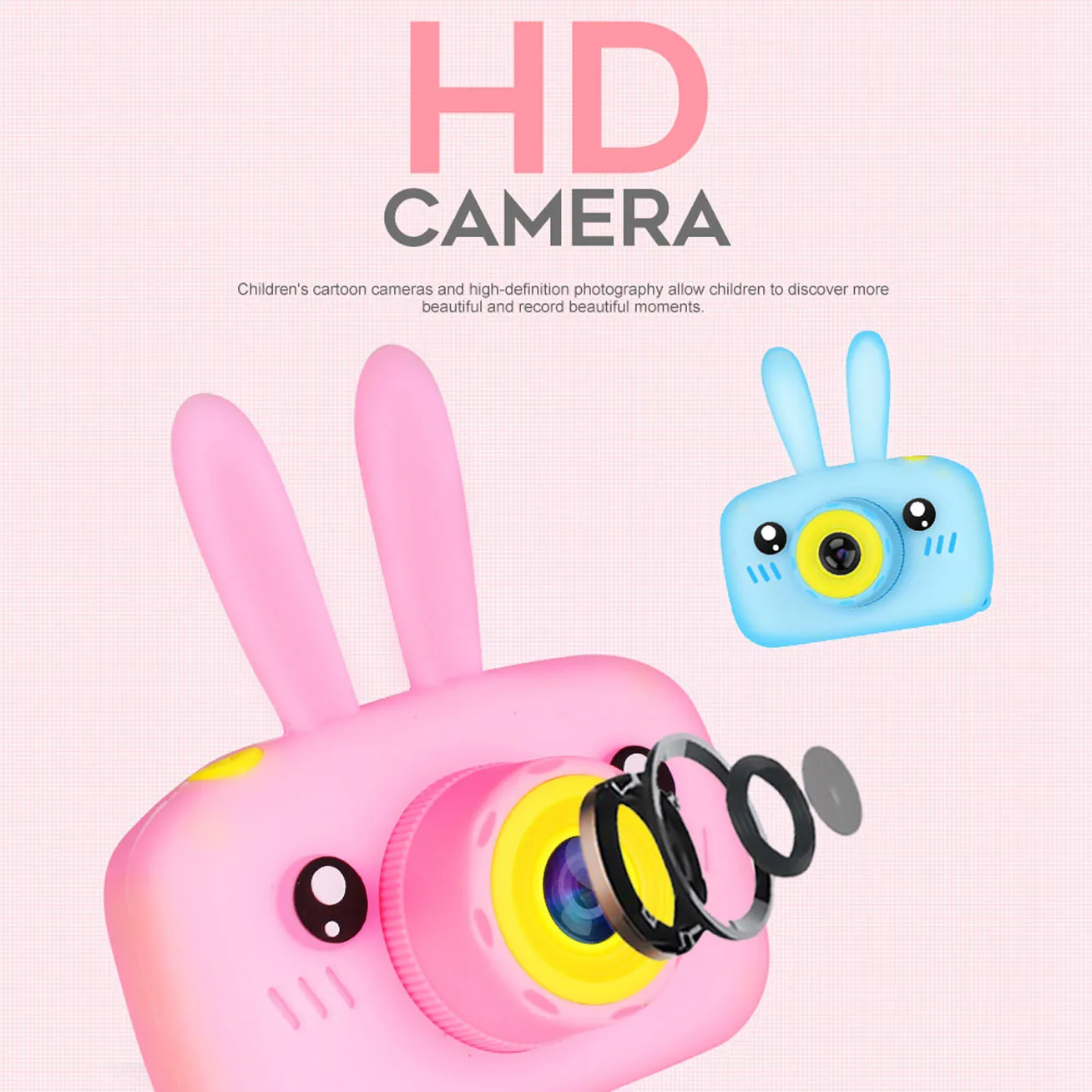 Мультяшная цифровая камера детские игрушки детская креативная развивающая