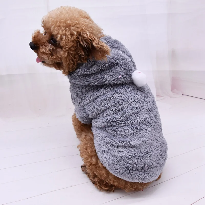 Для домашней собаки, двойные, двухсторонние, уплотненные пальто, осенне-зимние, 2 легинсы, бархатная одежда, маленькие, средние собаки, теплый комбинезон, куртка